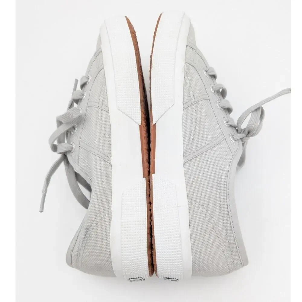 Superga Light Gray Canvas Sneakers - Picture 4 of 7